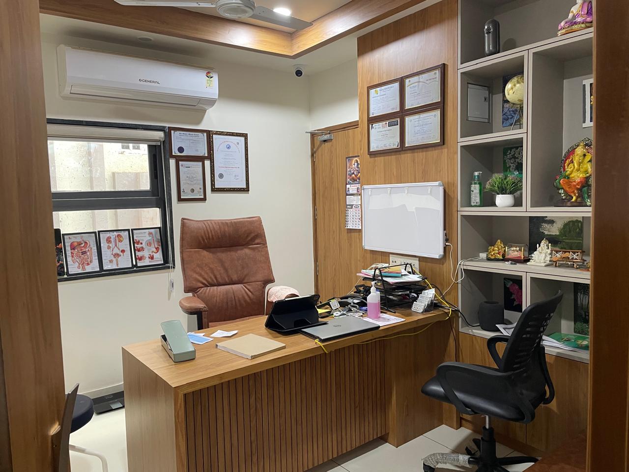 Dr Girish Bochiya OPD room